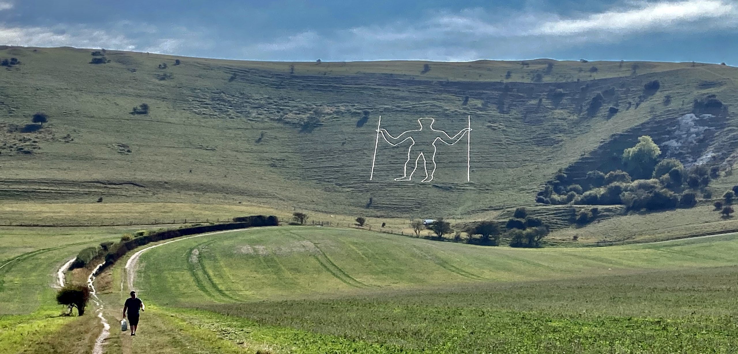 Long Man of Wilmington, cared for by The Sussex Archaeological Society