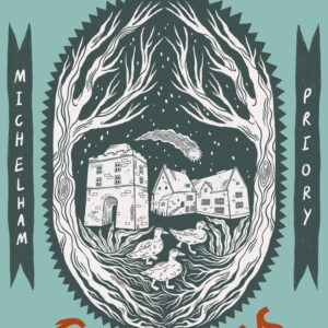 Merry Christmas from Michelham Priory, a charity Christmas card designed by Ellie Fryer for The Sussex Archaeological Society